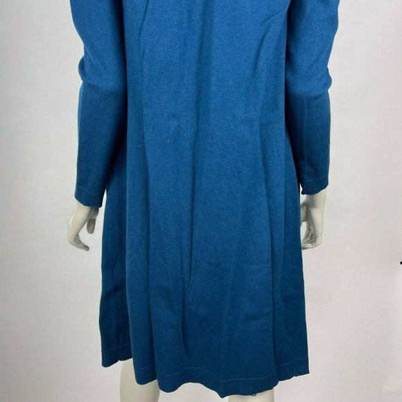 J Jill Open Front Cardigan Dusted Pockets Wool Silk Cotton Long Sleeve Women XS - Picture 11 of 15